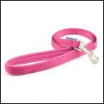 Ancol Padded Nylon Lead Raspberry 1m x 12mm >20kg