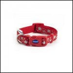 Ancol Reflective Star Adjustable Collar Red - Small