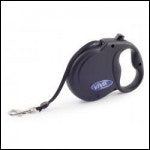 Ancol Viva Extend Lead Black 5-metre >20kg