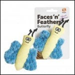 Faces 'n' Feathers Butterfly Cat Toy