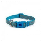 Ancol Collar Reflective Paw Blue 30-50cm