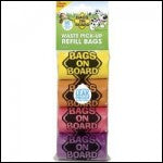 Bags On Board Waste Pick Up Refill Bags Rainbow