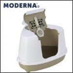 Corner Hooded Flip Loo Grey