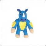 Zeus Studs Dog Toy Rhino, Small